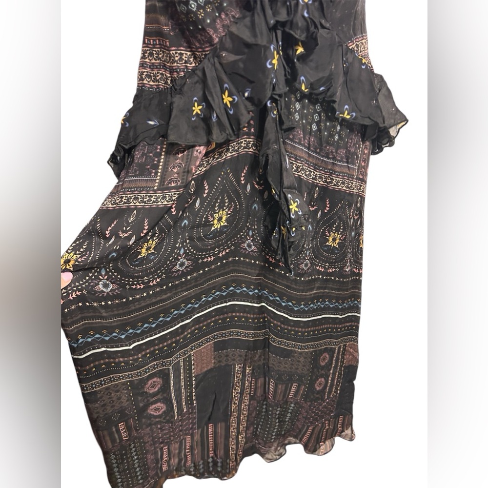 NWT Anthropologie Let Me Be floral maxi with ruffles - Picture 6 of 11